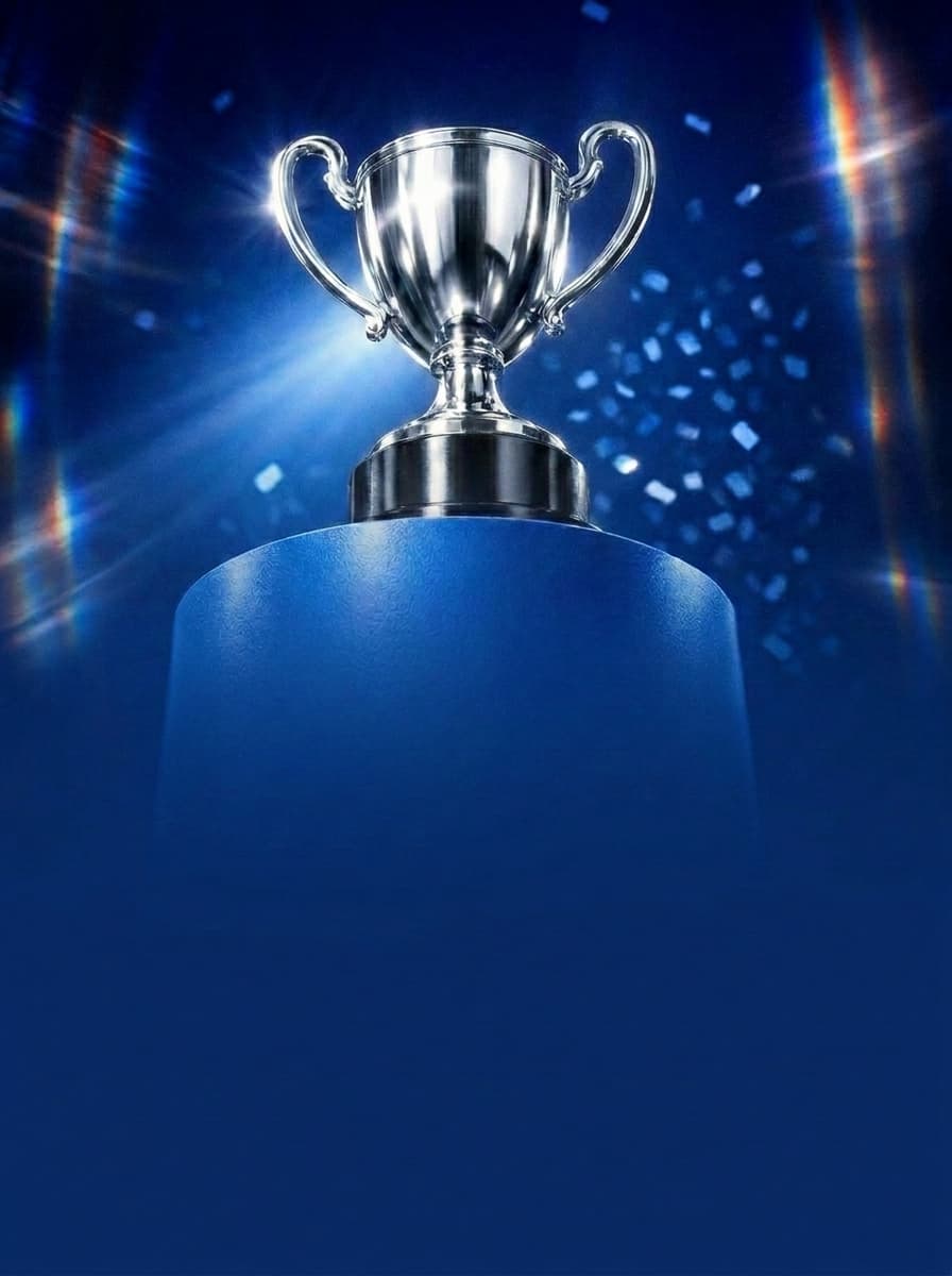 2nd place silver trophy